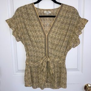 Pretty Max Studio blouse size S NWT